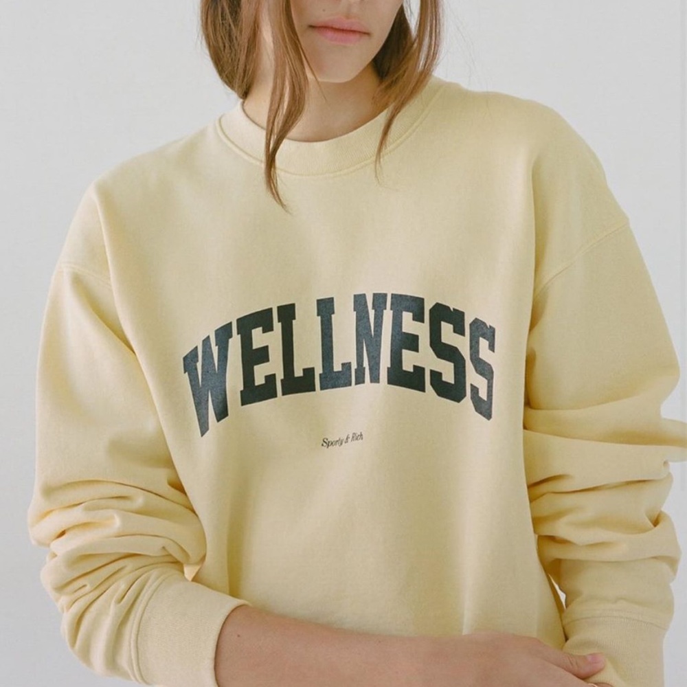 Brand new never opened SPORTY AND RICH crewneck